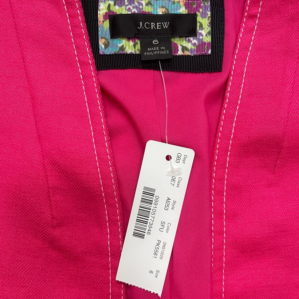 J.Crew “Going-Out Blazer” in vibrant pink - Picture 6 of 6